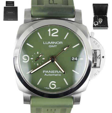 panerai luminor gmt green
